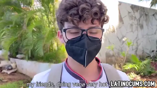 First time anal: young virgin twink takes on strangers big latino cocks