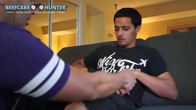 Latino hunk sergios intense anal adventure: tattooed, deepthroat, and hard sex with a straight beefcake hunter