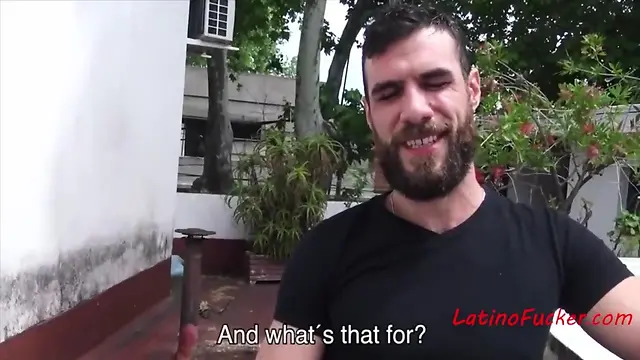 Hot latin bear gets real and raw with two young boys: a steamy tale of public cocksucking and bareback action