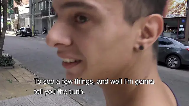 Latino stud takes cash for anal plowing and cumshot in bareback encounter