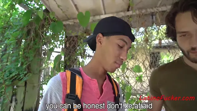 Paid interracial anal: ebony teen takes on hot latin stranger for cash