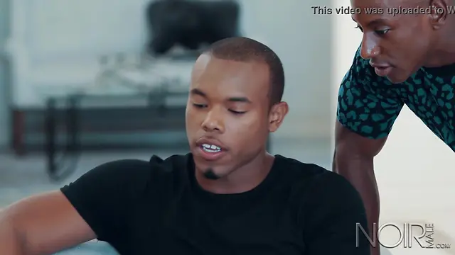 Black muscle hunk gets roughly analized by straight brother-in-laws big ebony cock