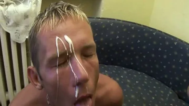 Horny Gay Men Big Sperm Facial