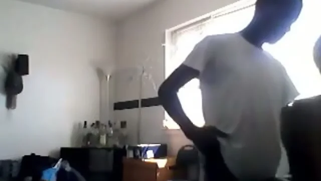 Mischievous friends hammering