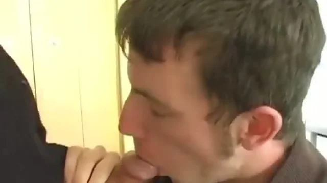 Suck and lick ass in kitchen